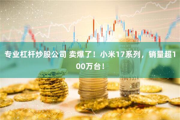 专业杠杆炒股公司 卖爆了！小米17系列，销量超100万台！